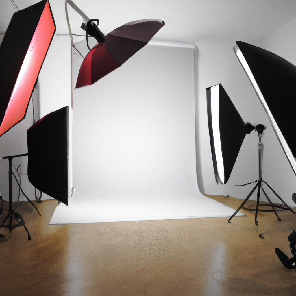 Espacio del estudio minimalista con iluminación suave en Bogotá, Colombia